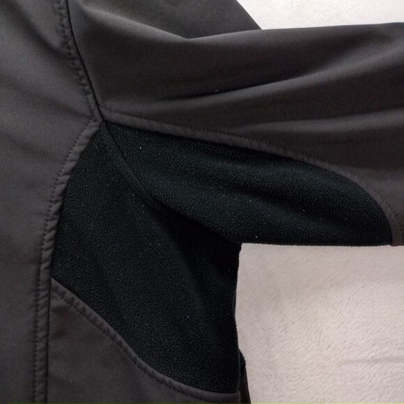 Reebok Jacket Mens 2XL Black Full Zip Playshield Soft Shell Performance Stretch - Picture 8 of 15